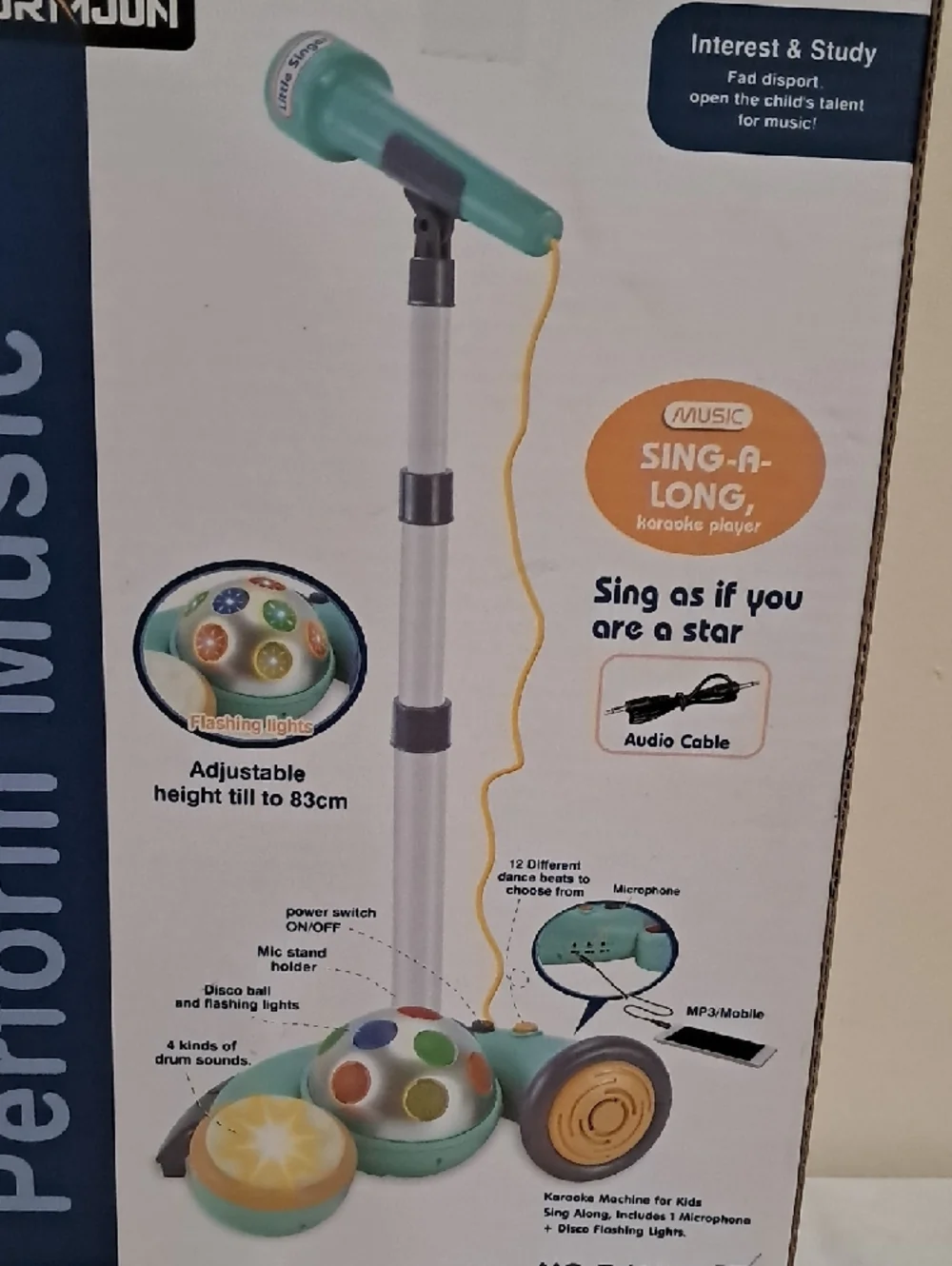Multi-Function Portable Microphone - Light Green - Picture 2 of 11